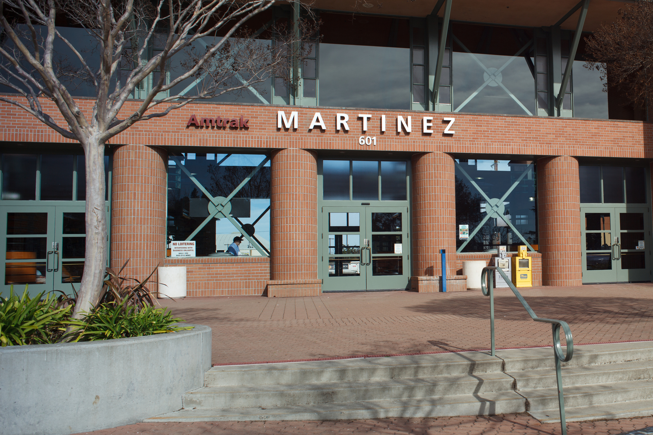 Martinez Amtrak station serving Capitol Corridor commuters near Martinez homes for sale